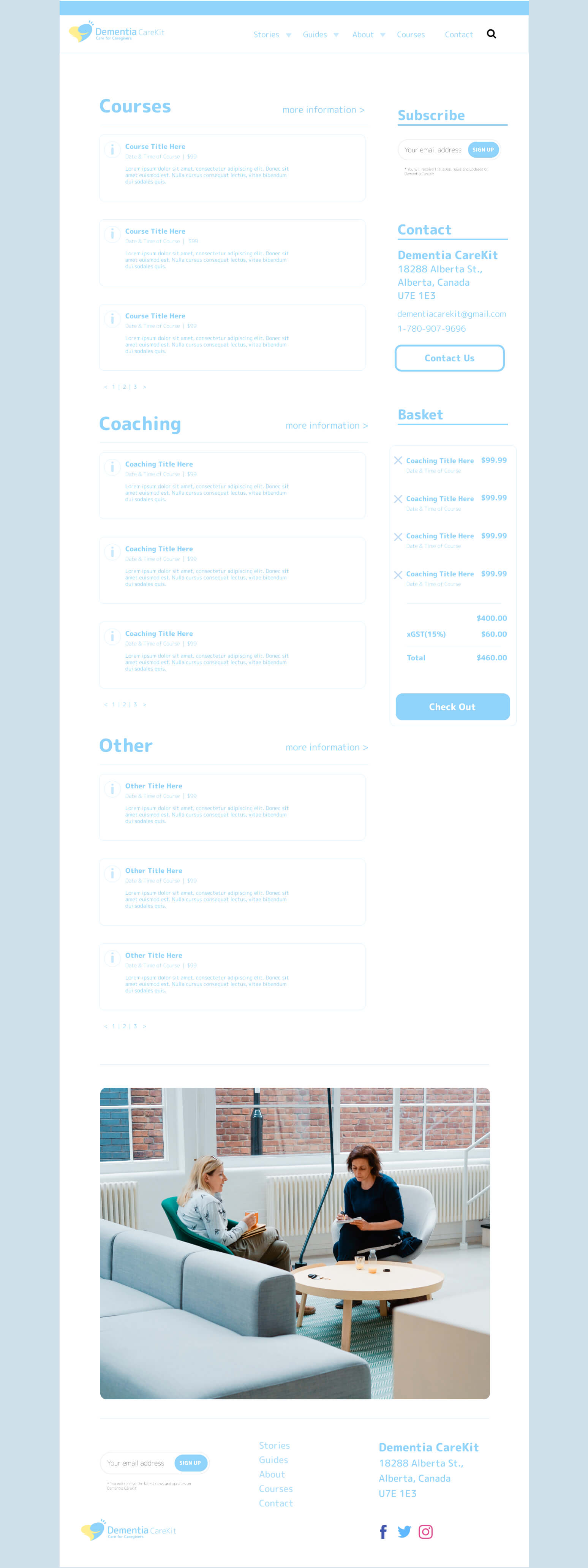 full length course page demck